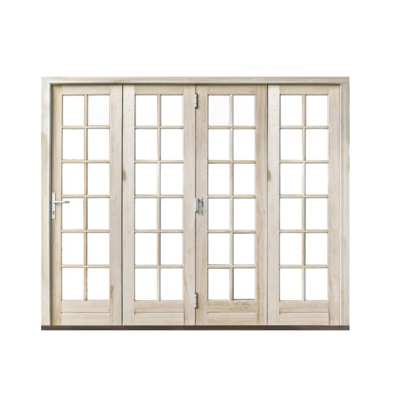 4 Panel Cottage Pane Folding Door | Folding Stacking Door | Buy Patio Doors Online from www.buywoodendoors.co.za