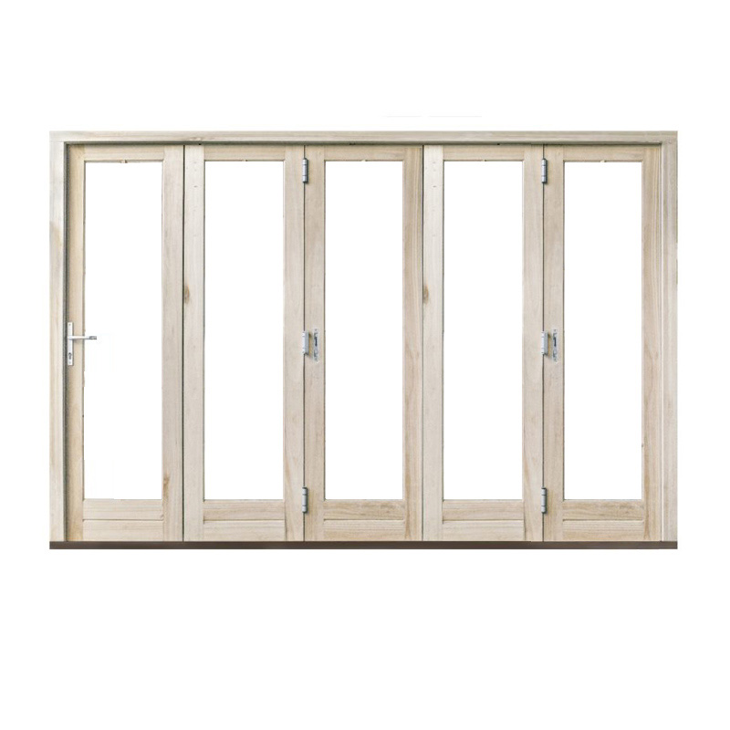 5 Panel Full Pane Folding Door | Folding Stacking Door | Buy Patio Doors Online from www.buywoodendoors.co.za